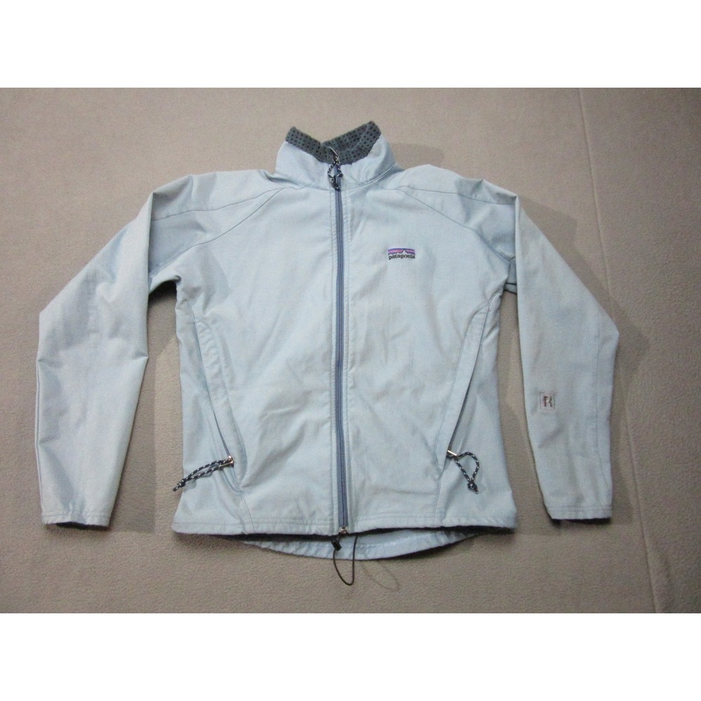 Patagonia Jacket Womens Small Blue Vintage Regulator Slingshot Waffle Worn Wear